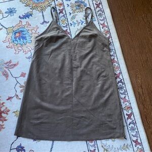 Aritzia Wilfred Free Vivienne vegan suede dress